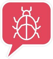 Chat Virus Icon Style vector