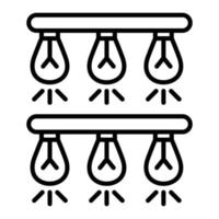 Light Bulbs Icon Style vector
