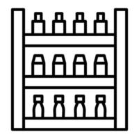 Shelves Icon Style vector