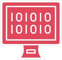 Binary Icon Style vector