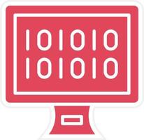 Binary Icon Style vector