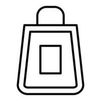 Paper Bag Icon Style vector