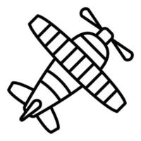 Biplane Icon Style vector