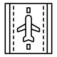 Runway Icon Style vector