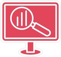 Market Research Icon Style vector