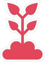 Sprout Icon Style vector