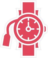 estilo de icono de venta de reloj de pulsera vector