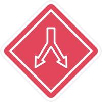 Intersection Icon Style vector