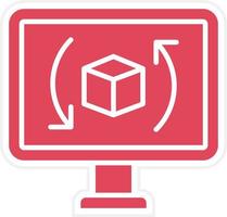 Augmented Reality Icon Style vector