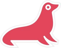 Seal Icon Style vector