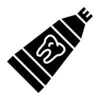 Toothpaste Icon Style vector