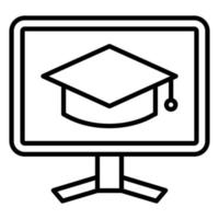 E-learning Icon Style vector