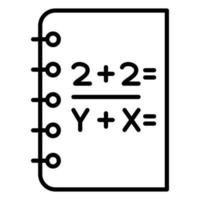 Mathematics Icon Style vector