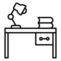 Study Table Icon Style vector