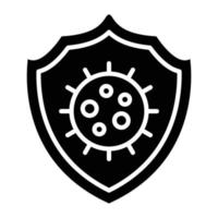 Virus Protection Icon Style vector
