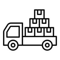 Freight Icon Style vector
