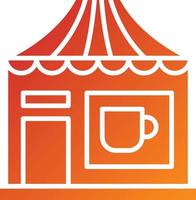 Tea Stall Icon Style vector