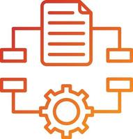 Algorithm Icon Style vector