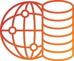 Big Data Icon Style vector