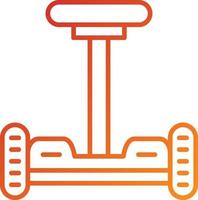 Hoverboard Icon Style vector