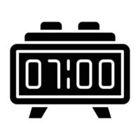 Digital Clock Icon Style vector