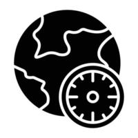 Time Zone Icon Style vector