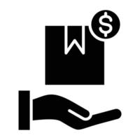 Cash on Delivery Icon Style vector