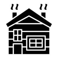 Cabin Icon Style vector