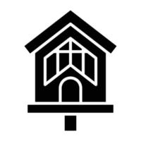 Bird House Icon Style vector