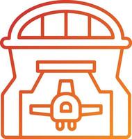 Hangar Icon Style vector