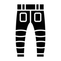 Firefighter Pants Icon Style vector