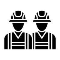 Firefighter Team Icon Style vector