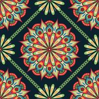 Seamless Pattern of Mandala Background vector