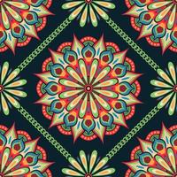 Seamless Pattern of Mandala Background vector