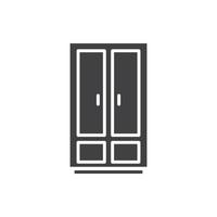 Cabinet wardrobe vector for website presentation, symbol