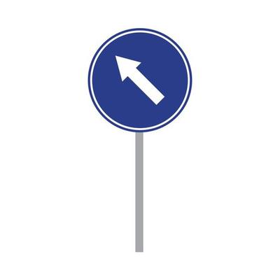 road sign vector for website symbol