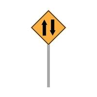 road sign vector for website symbol