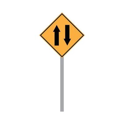 road sign vector for website symbol