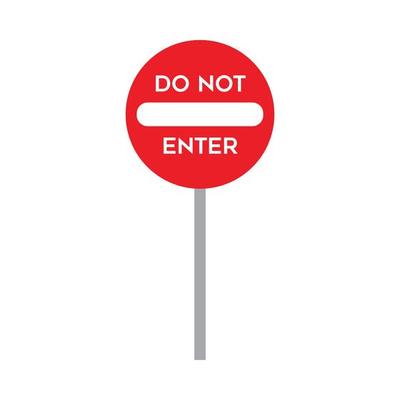 road sign vector for website symbol