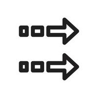 Arrow for web, symbol, icon vector