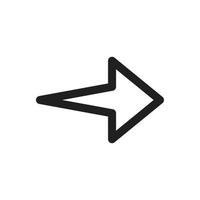 Arrow for web, symbol, icon vector