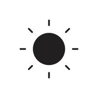 sun vector for icon symbol web illustration