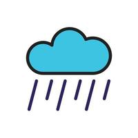 Rain weather vector for icon symbol web illustration