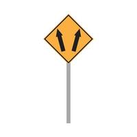 road sign vector for website symbol