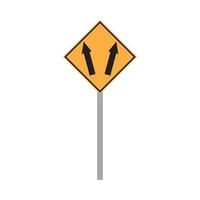 road sign vector for website symbol