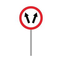 road sign vector for website symbol