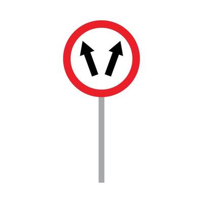 road sign vector for website symbol