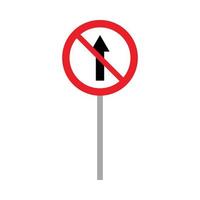 road sign vector for website symbol