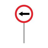 road sign vector for website symbol