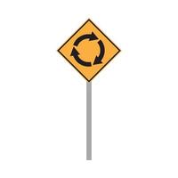 road sign vector for website symbol